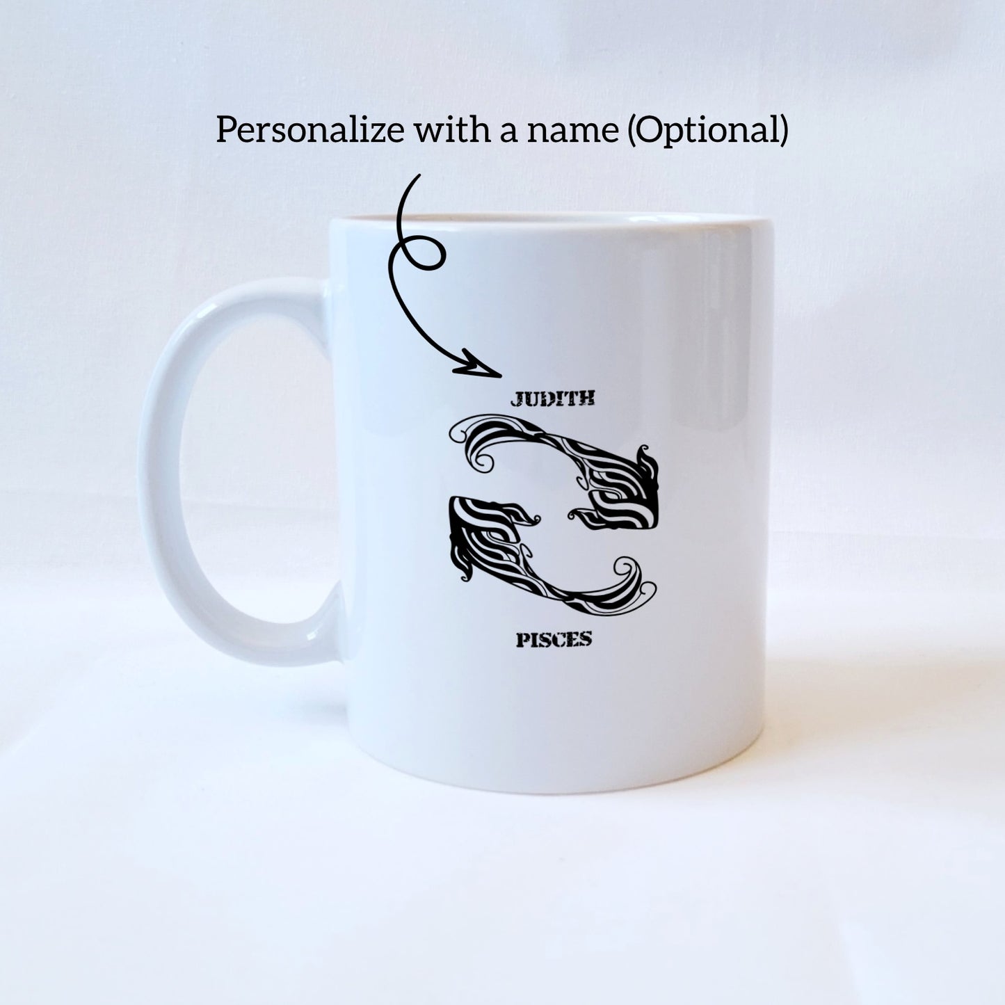 Pisces Personalized Zodiac Mug