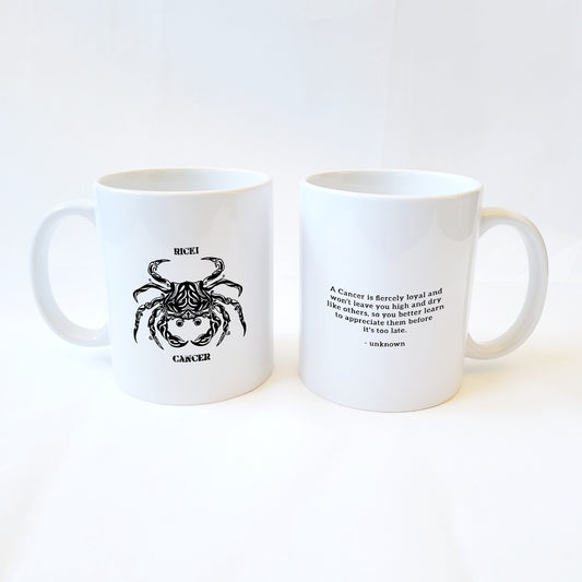 Cancer Personalized Zodiac Mug