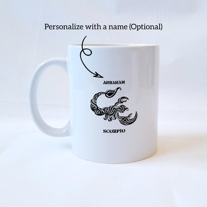 Scorpio Personalized Zodiac Mug