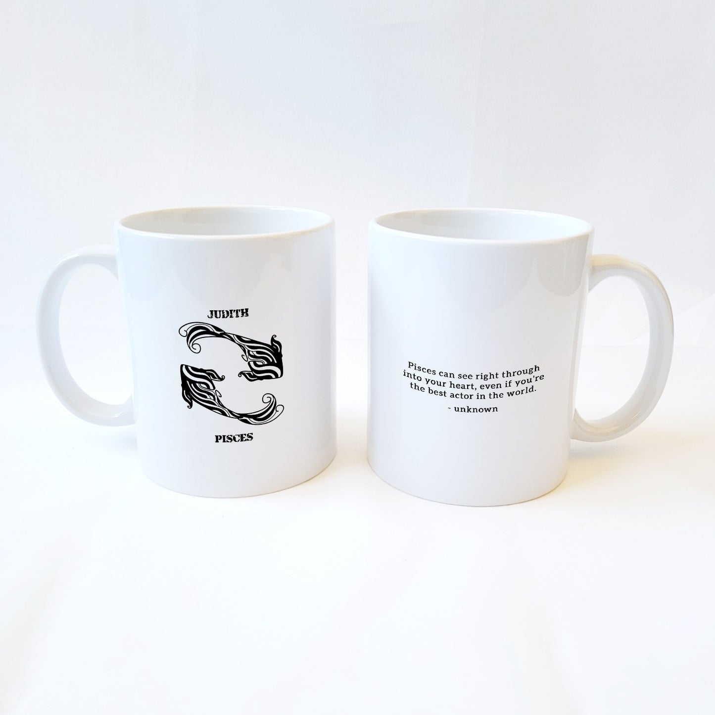 Pisces Personalized Zodiac Mug