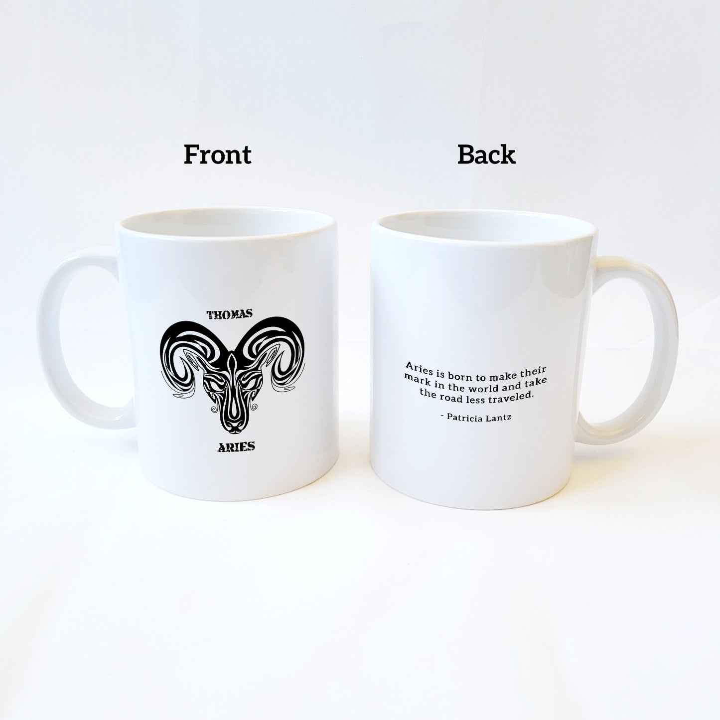 Aries Personalized Zodiac Mug