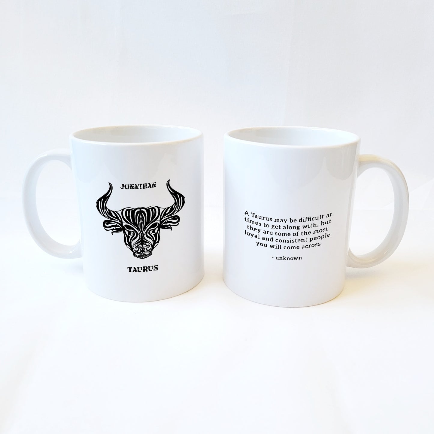 Taurus Personalized Zodiac Mug