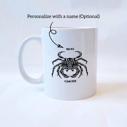 Cancer Personalized Zodiac Mug