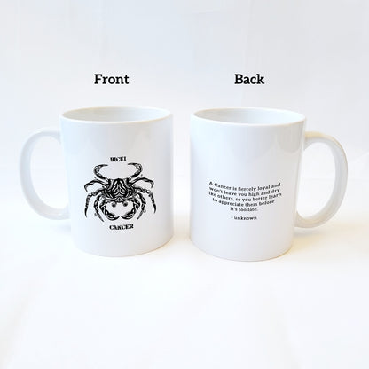 Cancer Personalized Zodiac Mug