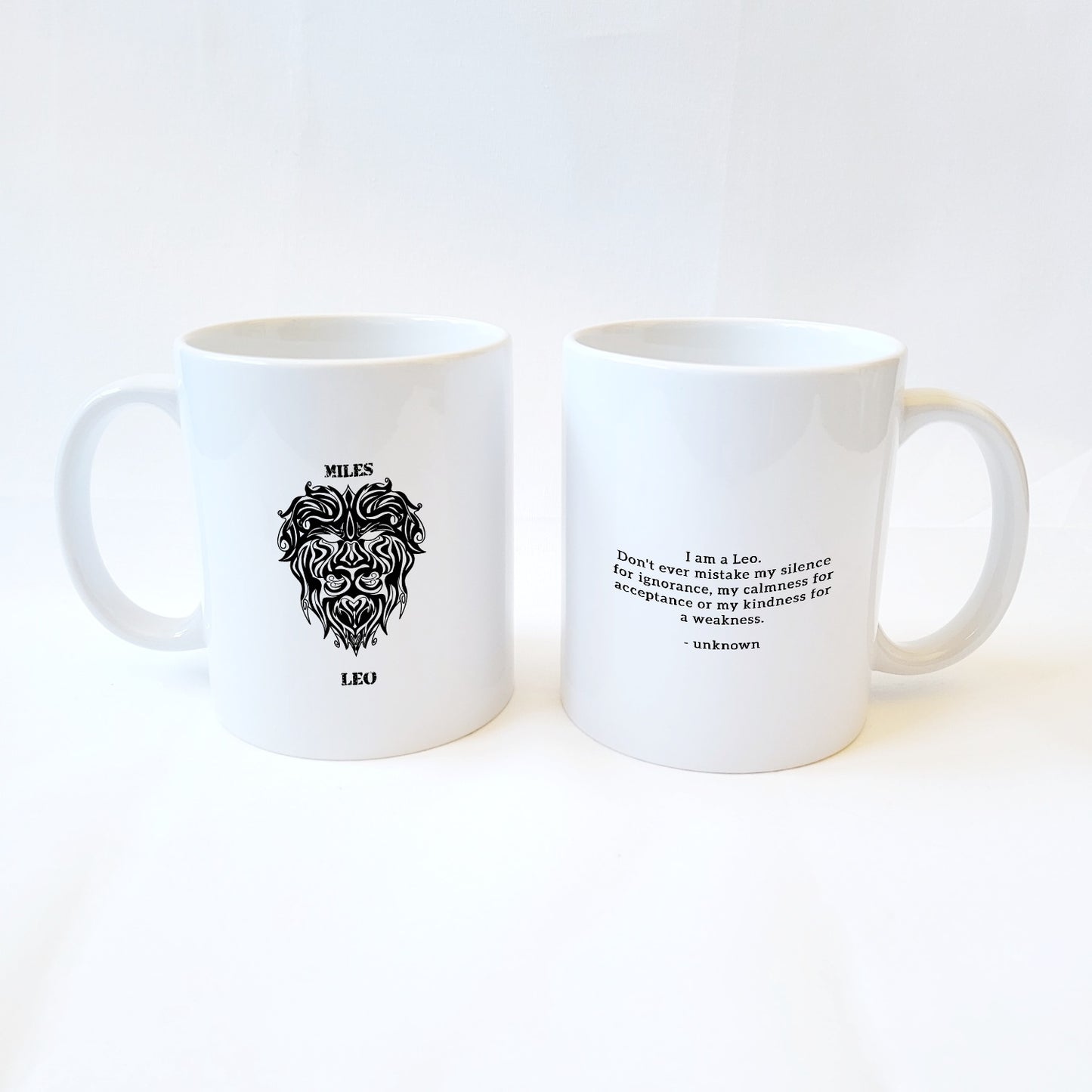 Leo Personalized Zodiac Mug