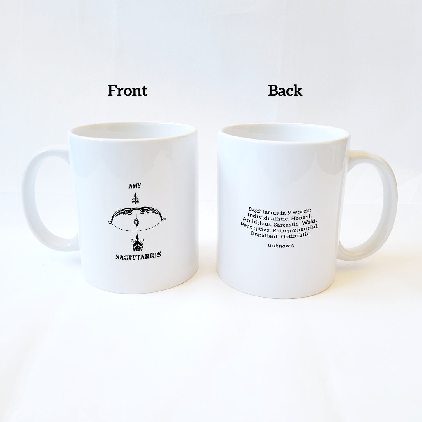 Sagittarius Personalized Zodiac Mug