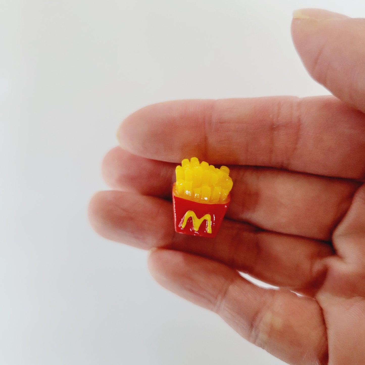 French Fries Lover Ceramic Jewelry holder - Personalized Fast Food Miniature Ring Dish - Foodie Funny Quote