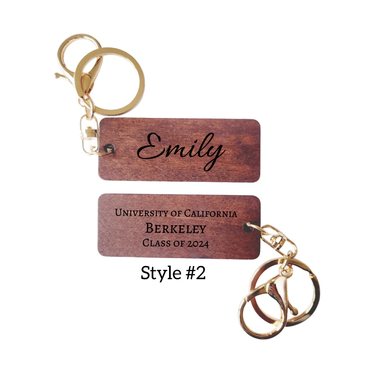 Personalized Graduation Gift Box - Custom Jewelry Dish & Keychain