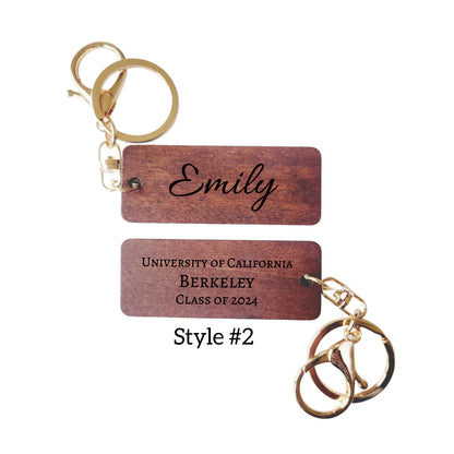 Personalized Graduation Gift Box - Custom Jewelry Dish & Keychain