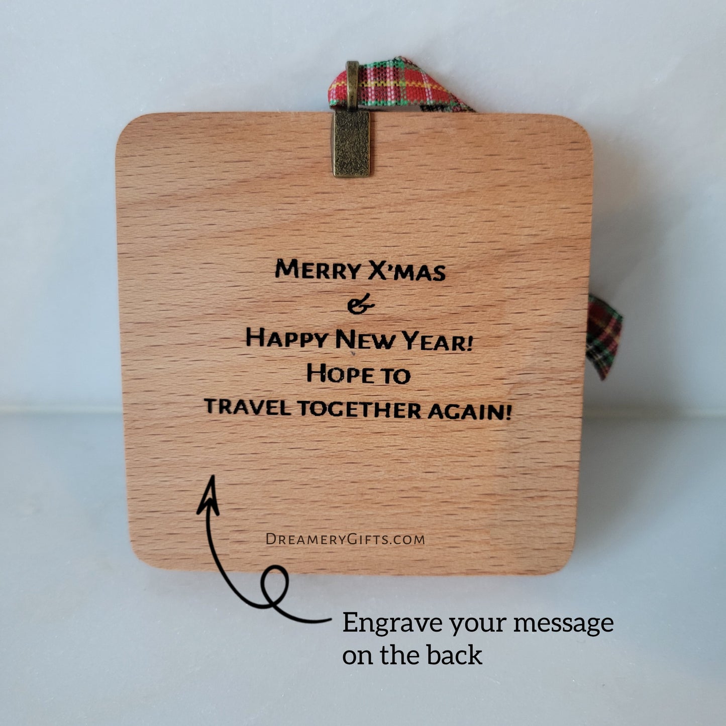 Personalized Wood Ornament - 4 Nutcrackers Musical Band Miniature - Laser Engraved